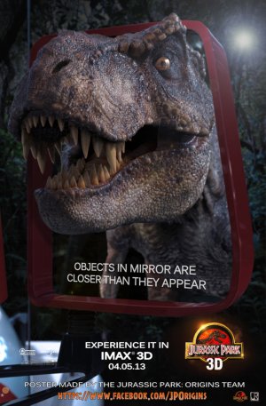 jurassic park 3d poster