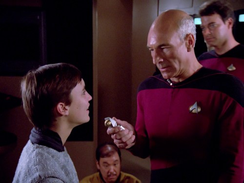 Star Trek TNG The Naked Now q