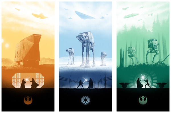 Marko Manev Star Wars Triptych posters
