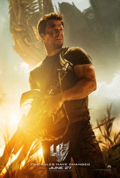 Transformers Age of Extinction Wahlberg Poster