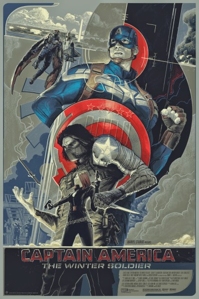Captain America The Winter Soldier Mondo Poster by Rich Kelly