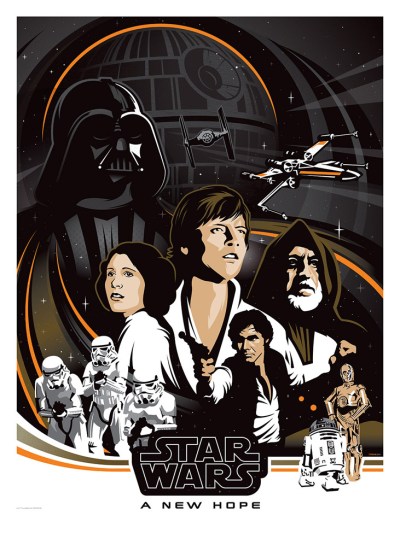 Star Wars A New Hope by Brad Bishop