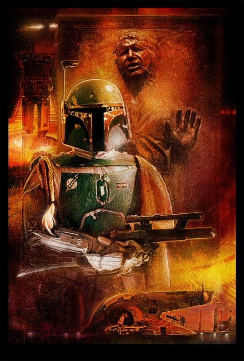 Boba Fett He's No Good To Me Dead Print - Paul Shipper
