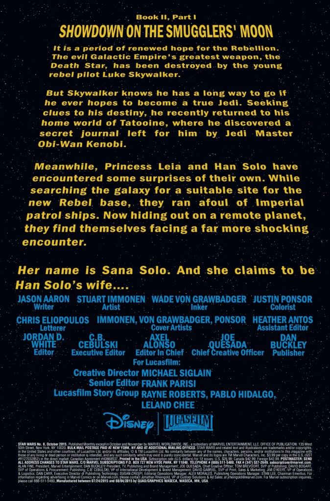 Star Wars #8 Page 1