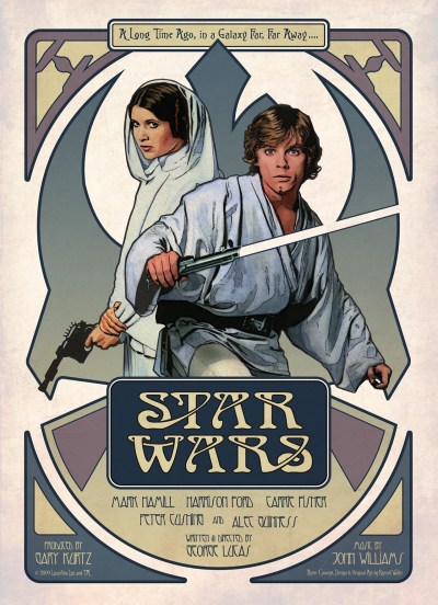 Star Wars Poster by Russell Walks 2A