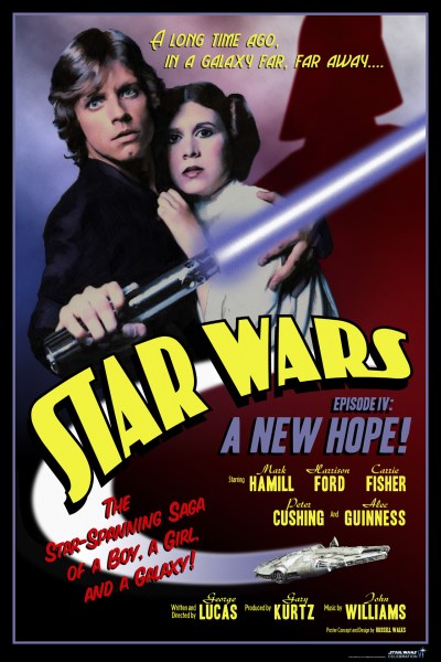 Star Wars Poster by Russell Walks 3A