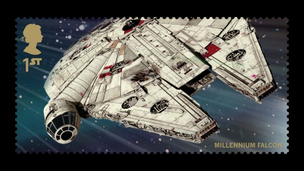 Star Wars UK Stamp #19 Millennium Falcon
