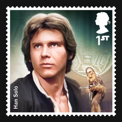 Star Wars UK Stamp #5 Han Solo