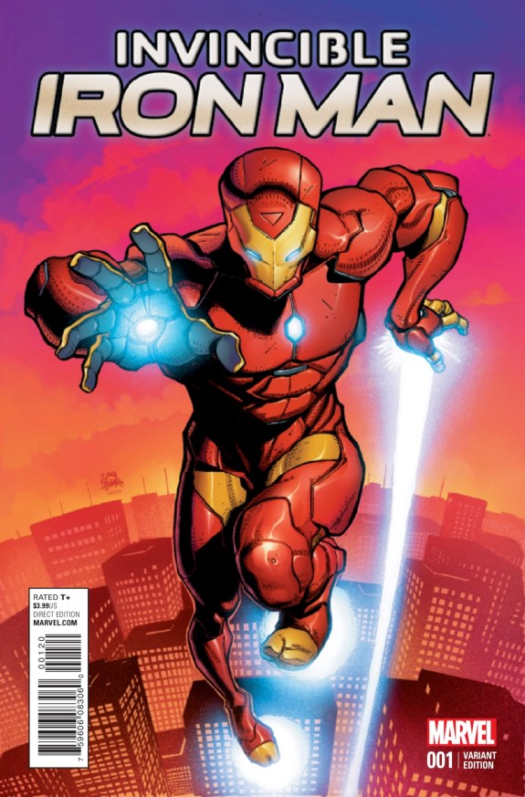 Invincible Iron Man #1 Cover E
