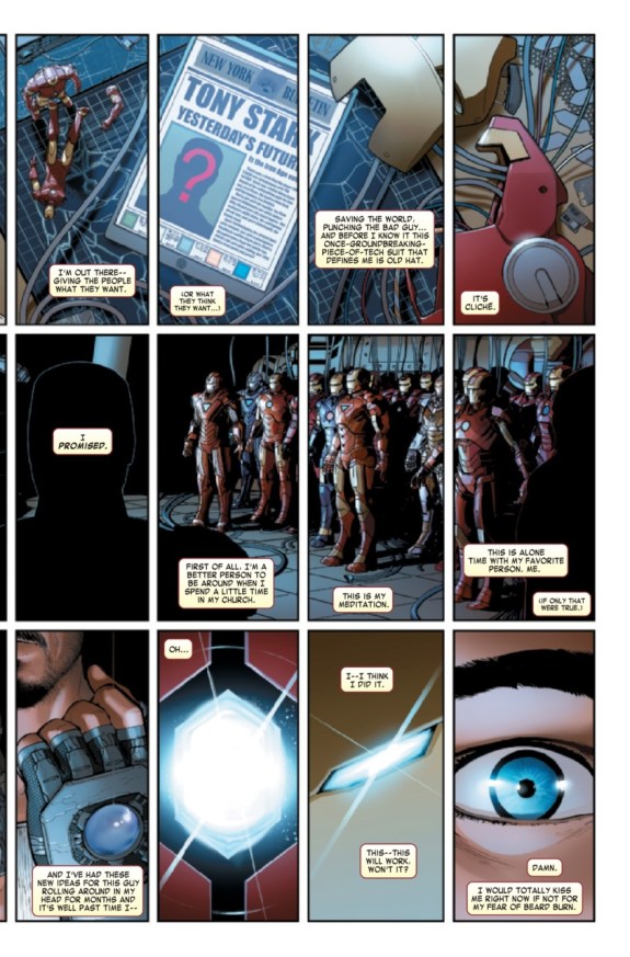 Invincible Iron Man #1 Page B