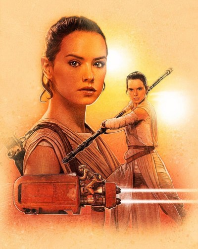 Star Wars Force Awakens Poster Paul Shipper A