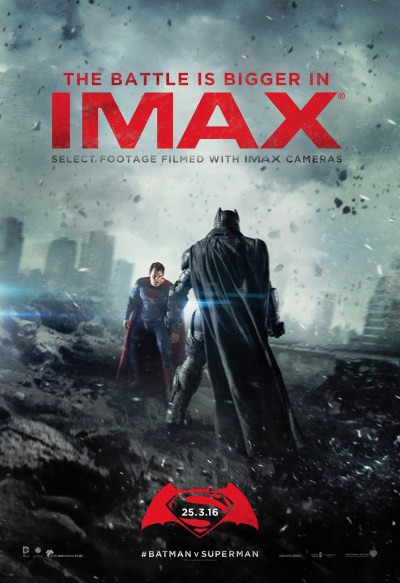 Batman v Superman Dawn of Justice iMax Poster