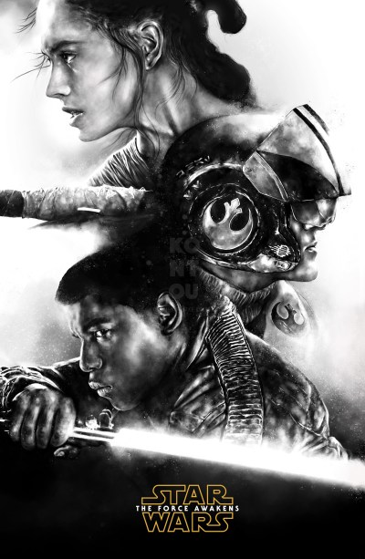 Star Wars The Force Awakens Fan Art poster