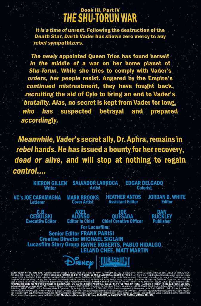 Darth Vader #19 Page 1