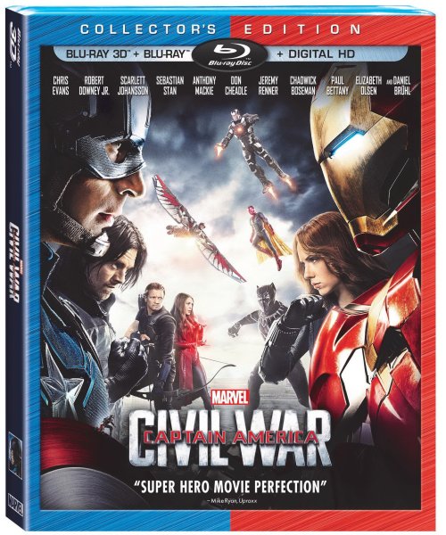Captain America Civil War Blu-ray Cover Image